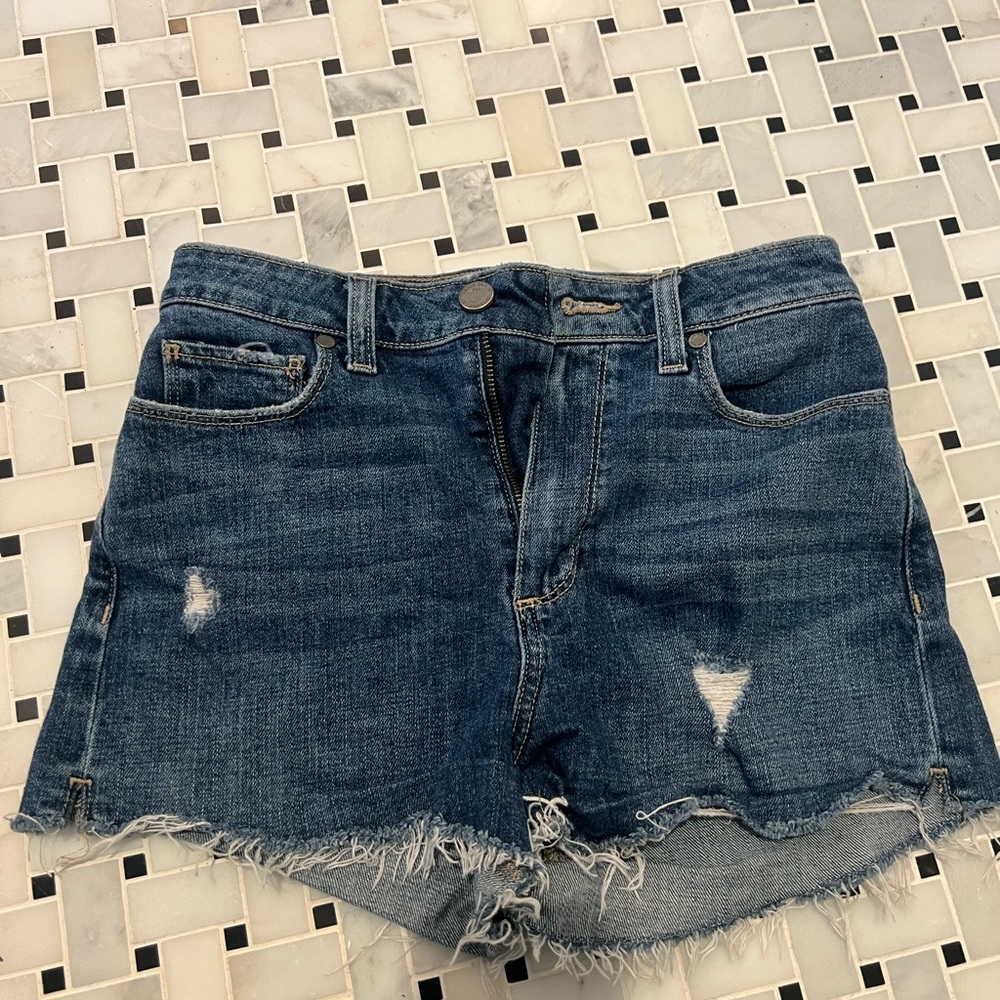 PAIGE Blue Denim Margo Shorts